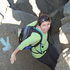 Old Rag Mtn, Nov 2009 : Old Rag Mtn, VA.  November 8, 2009.  Tim, Chris & Jenn.  Lots of Rocks!  Scrambling, jumping, pulling up, wedging between, dropping down, ducking, rope pulling, and hanging over.  7 hours... 9 miles of the most strenuous workout.